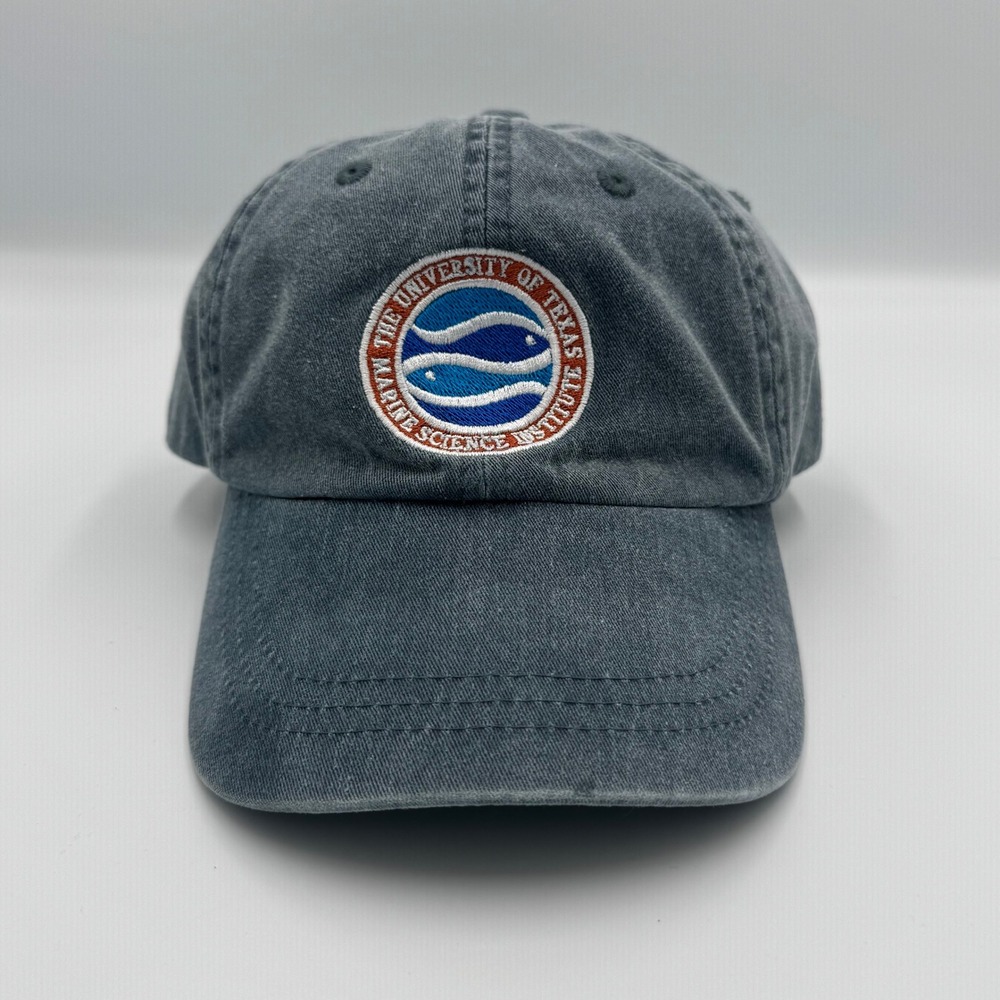 Vintage 90s Adams Blue UT Marine Science Institute Hat OSFA